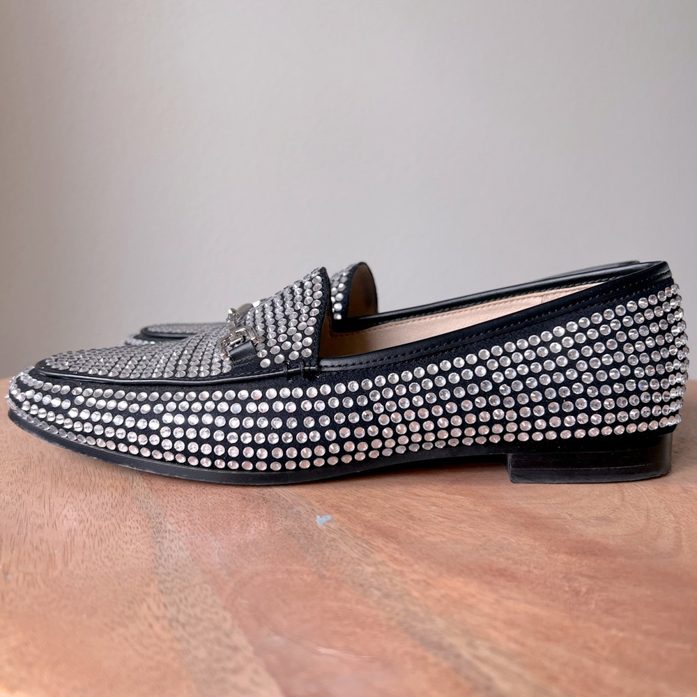 Sam Edelman Loraine Glitz Loafer 8 rhinestone glitz bling